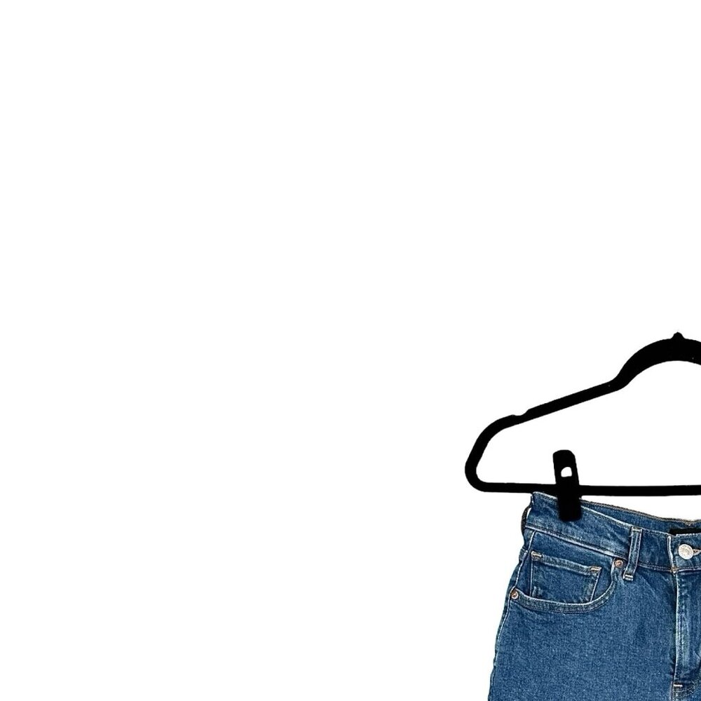 Express Denim High Rise Shortie - Picture 3 of 5